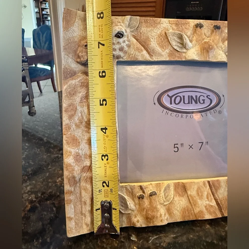 Vintage Young's Giraffe Picture Frame
